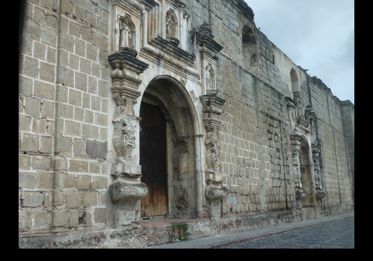 Ruins of Catholic church in Antigua, Guatemala